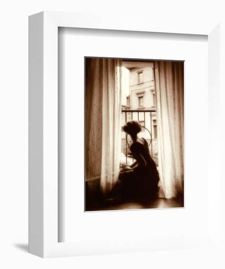 Reminiscing in the Window III-Lesley G^ Aggar-Framed Art Print