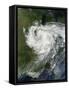 Remnants of Hurricane Isaac over the Central United States-null-Framed Stretched Canvas