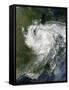 Remnants of Hurricane Isaac over the Central United States-null-Framed Stretched Canvas