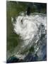 Remnants of Hurricane Isaac over the Central United States-null-Mounted Photographic Print