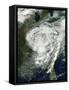 Remnants of Hurricane Isaac over the Eastern United States-null-Framed Stretched Canvas