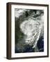 Remnants of Hurricane Isaac over the Eastern United States-null-Framed Photographic Print