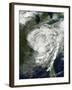 Remnants of Hurricane Isaac over the Eastern United States-null-Framed Photographic Print