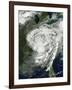 Remnants of Hurricane Isaac over the Eastern United States-null-Framed Photographic Print