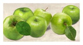 Green Apples-Remo Barbieri-Art Print