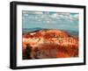Remote Barren Landscape with Rocky Mountains-Salvatore Elia-Framed Photographic Print