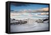 Remote Desert Landscape in USA-Jody Miller-Framed Stretched Canvas