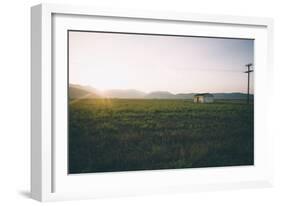 Remote Landscape in Greece-Clive Nolan-Framed Photographic Print