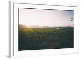 Remote Landscape in Greece-Clive Nolan-Framed Photographic Print