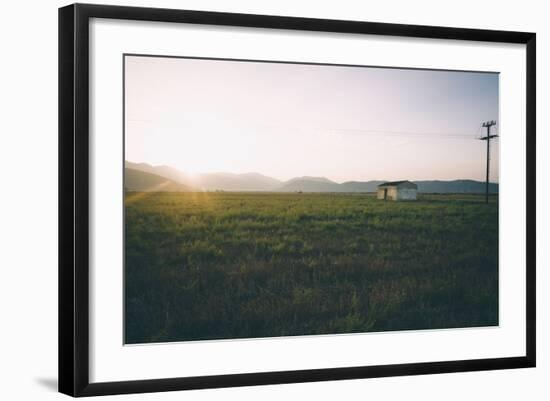 Remote Landscape in Greece-Clive Nolan-Framed Photographic Print