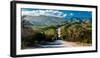 Remote road North towards Santa Barbara from Ojai California-null-Framed Photographic Print