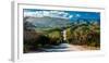 Remote road North towards Santa Barbara from Ojai California-null-Framed Photographic Print