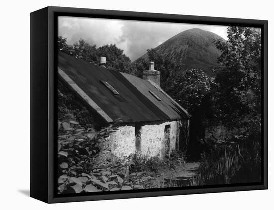 Remote Scottish Cottage-null-Framed Stretched Canvas