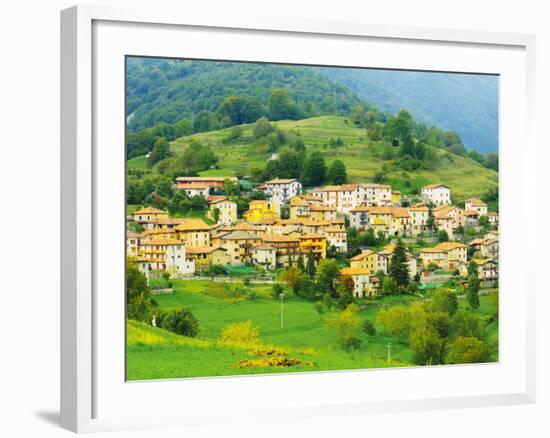 Remote Village of Moerna in the Italian Alps, Moerna, Italy-Richard Duval-Framed Photographic Print