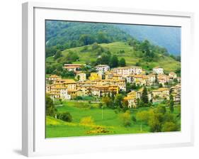 Remote Village of Moerna in the Italian Alps, Moerna, Italy-Richard Duval-Framed Photographic Print