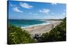 Remote White Sand Beach in Barbuda, Antigua and Barbuda, West Indies, Caribbean, Central America-Michael Runkel-Stretched Canvas