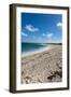 Remote White Sand Beach in Barbuda, Antigua and Barbuda, West Indies, Caribbean, Central America-Michael Runkel-Framed Photographic Print