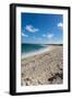 Remote White Sand Beach in Barbuda, Antigua and Barbuda, West Indies, Caribbean, Central America-Michael Runkel-Framed Photographic Print