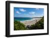 Remote White Sand Beach in Barbuda, Antigua and Barbuda, West Indies, Caribbean, Central America-Michael Runkel-Framed Photographic Print