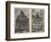 Removal of the Wellington Statue-Johann Nepomuk Schonberg-Framed Giclee Print