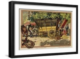 Removals Wagon-null-Framed Giclee Print