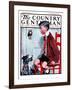 "Removing a Loose Tooth," Country Gentleman Cover, August 8, 1925-William Meade Prince-Framed Giclee Print