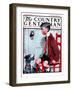 "Removing a Loose Tooth," Country Gentleman Cover, August 8, 1925-William Meade Prince-Framed Giclee Print