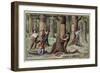 Removing the Bark from Cork Trees-null-Framed Giclee Print