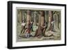 Removing the Bark from Cork Trees-null-Framed Giclee Print