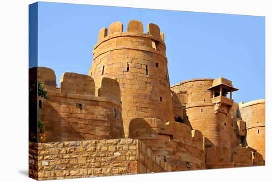 Remparts, Towers and Fortifications of Jaisalmer, Rajasthan, India, Asia-Godong-Stretched Canvas