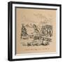 'Remus jumping over the Walls', 1852-John Leech-Framed Premium Giclee Print