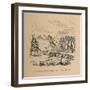 'Remus jumping over the Walls', 1852-John Leech-Framed Giclee Print