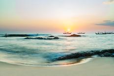 Bridge on the Ionian Island of Lefkas Greece at Sunset-Remy Musser-Photographic Print