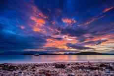 Stormy Kathisma Beach, Lefkada Island in Ionian Sea, Greece-Remy Musser-Photographic Print