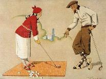 Golf, Female, 1930-Ren? Vincent-Giclee Print