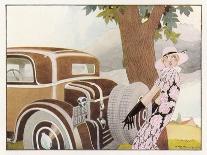 Golf, Female, 1930-Ren? Vincent-Giclee Print
