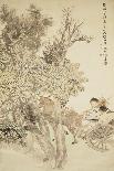 The Five Virtues, Qing Dynasty, 1895-Ren Yi-Stretched Canvas