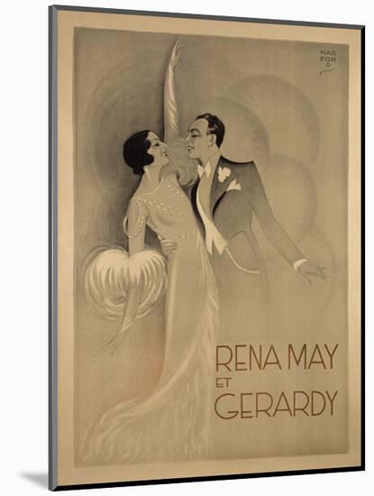 Rena May Et Gerardy-Vintage Posters-Mounted Art Print