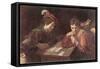 Renaissance Card Game, Painting-null-Framed Stretched Canvas