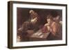 Renaissance Card Game, Painting-null-Framed Art Print