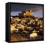 Renaissance Castle and Town, Velez Blanco, Almeria, Andalucia, Spain-Stuart Black-Framed Stretched Canvas