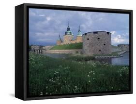 Renaissance Castle with Towers in Kalmar, Sweden, 13th Century-null-Framed Stretched Canvas