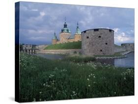 Renaissance Castle with Towers in Kalmar, Sweden, 13th Century-null-Stretched Canvas