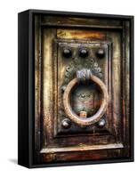 Renaissance Door Knocker in Florence-George Oze-Framed Stretched Canvas