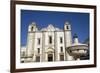 Renaissance Fountain in the foreground with St. Anton's Church behind, Evora, UNESCO World Heritage-Richard Maschmeyer-Framed Photographic Print