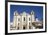 Renaissance Fountain in the foreground with St. Anton's Church behind, Evora, UNESCO World Heritage-Richard Maschmeyer-Framed Photographic Print