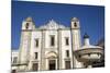 Renaissance Fountain in the foreground with St. Anton's Church behind, Evora, UNESCO World Heritage-Richard Maschmeyer-Mounted Photographic Print