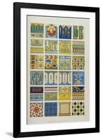 Renaissance No 6, Plate Lxxix from 'The Grammar of Ornament'-Owen Jones-Framed Giclee Print