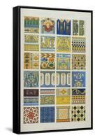 Renaissance No 6, Plate Lxxix from 'The Grammar of Ornament'-Owen Jones-Framed Stretched Canvas