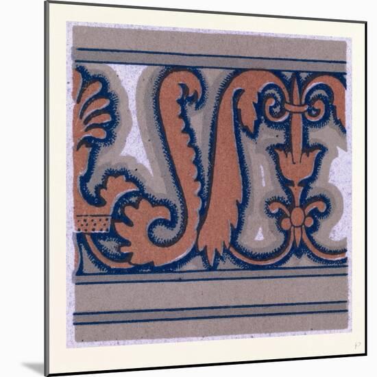 Renaissance Ornament-null-Mounted Giclee Print